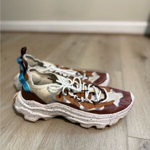 Sorel x Alfred Coffee collab brown and blue